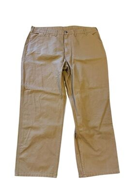 Carhartt Men's Khaki Straight-Leg Pants - Classic Casual